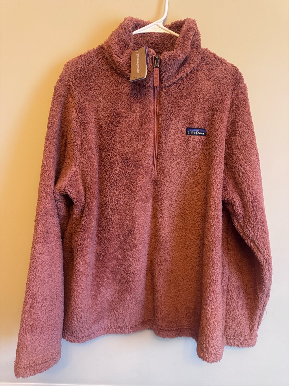 Patagonia Cozy Plush Quarter-Zip Fleece - Rosewood